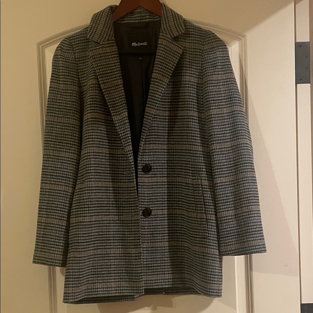 Madewell wool plaid blazer - Picture 5 of 8
